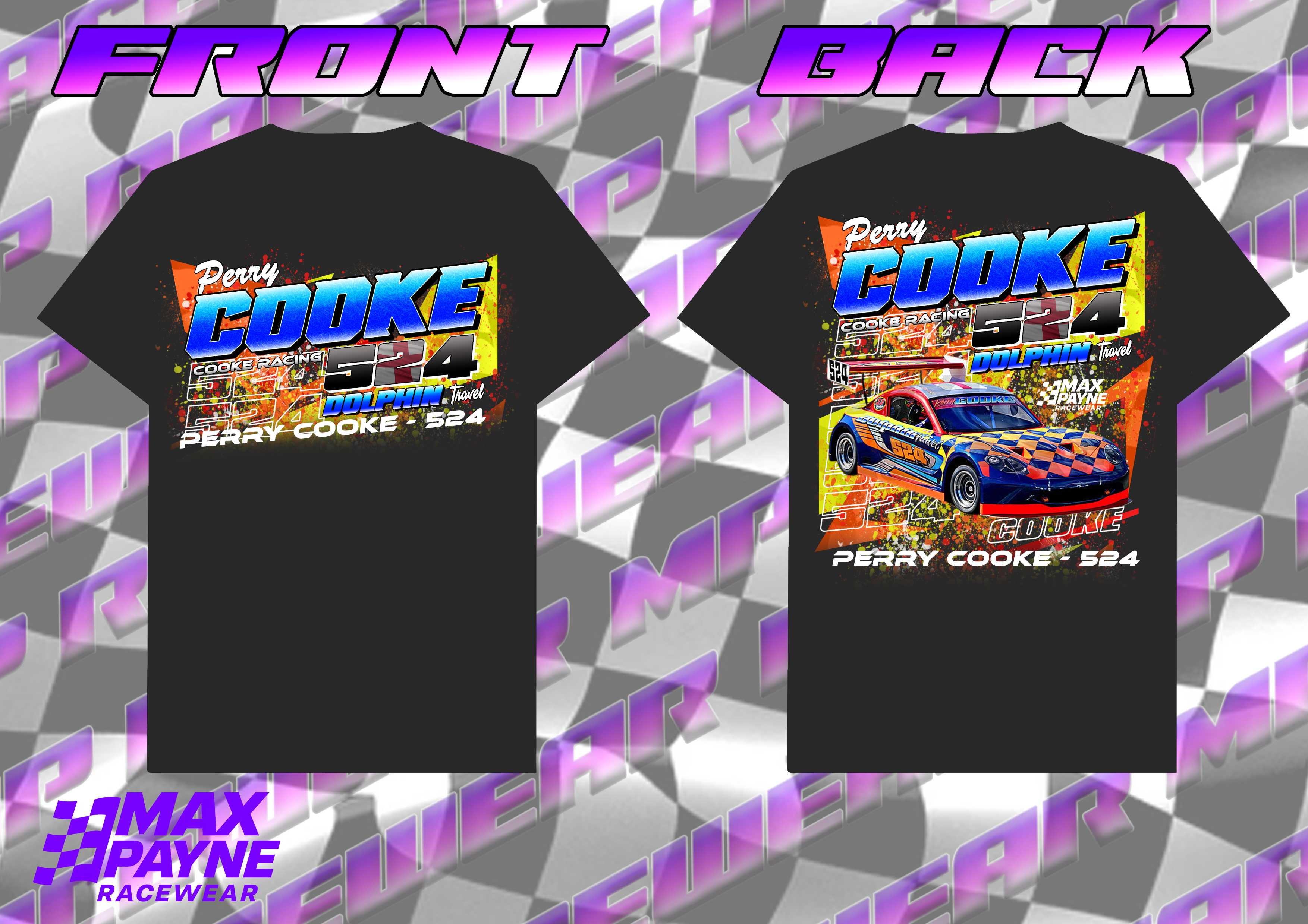 Perry Cooke #524 - National Hot Rod - T-Shirt