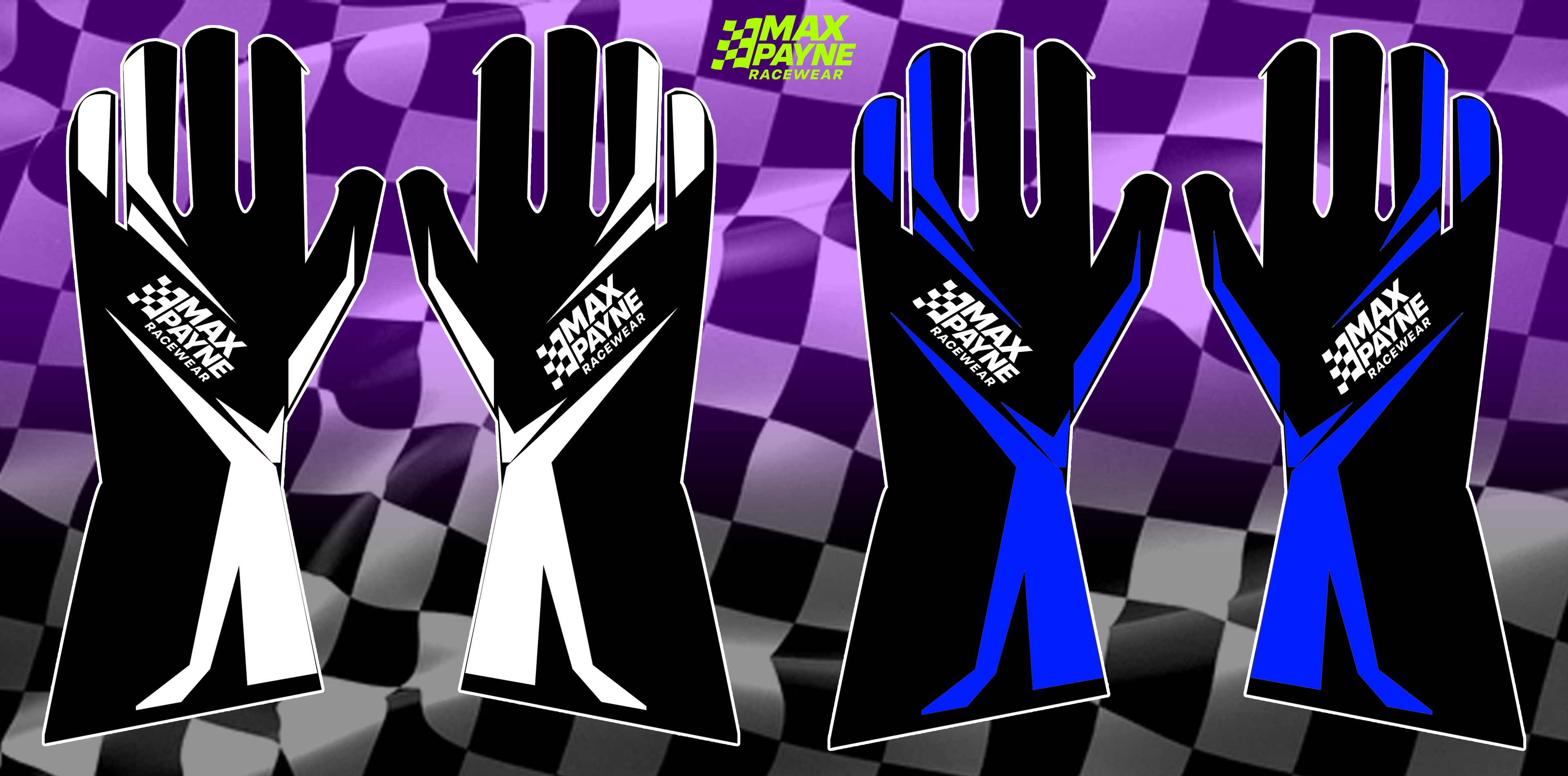 SFI Approved Max Payne Racewear Off The Shelf Gloves