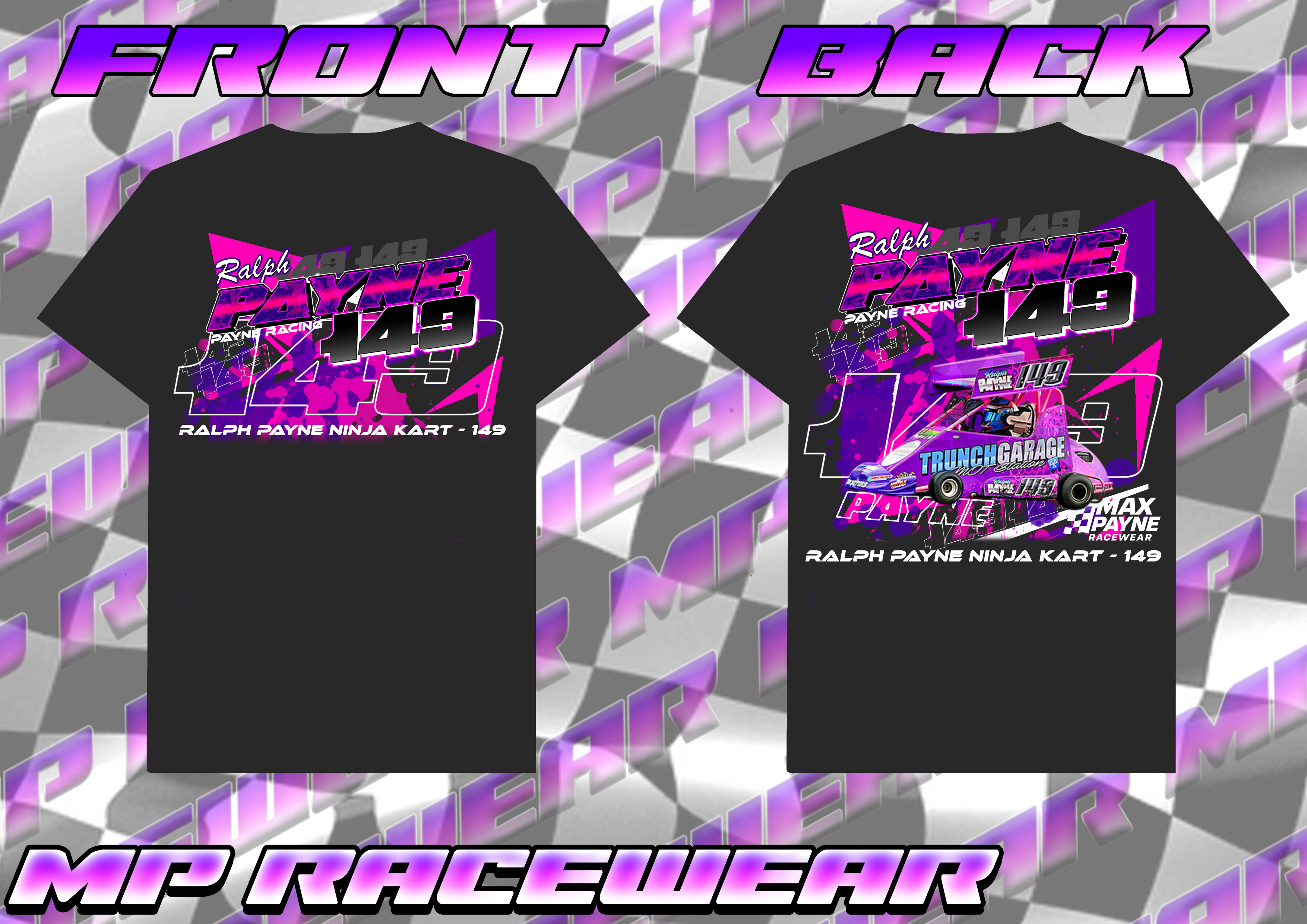 Ralph Payne Ninja Kart #149 - T-Shirt
