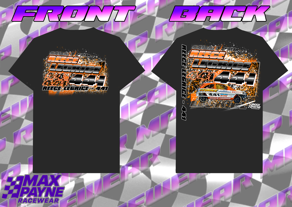 Reece Legrice #441 - 1300cc Stock Car T-Shirt